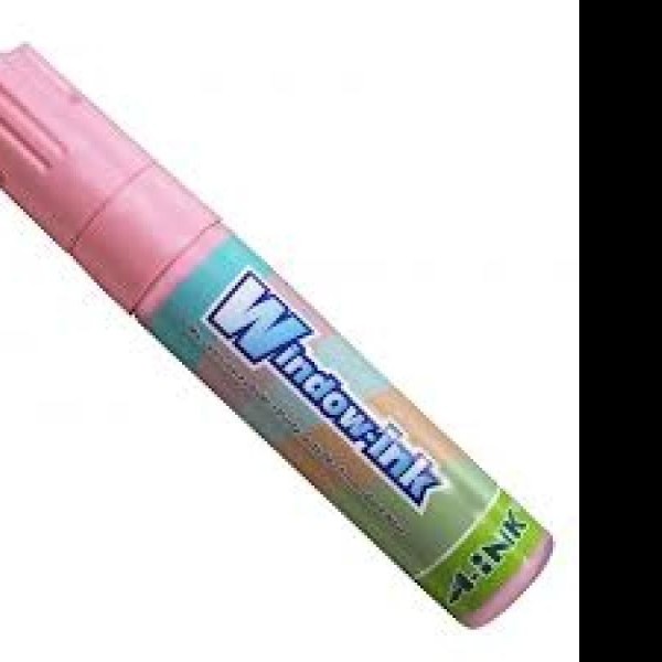 MARCADOR PVIDRIO EX. GRUESO WINDOW-INK ROSA PASTEL12360